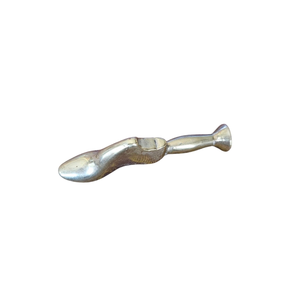 VINTAGE Solid BRASS SHOE TAMPER CW Williamsburg Restoration - Picture 3 of 5